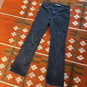 LEVI'S black super low boot cut size 29